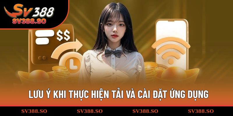 Lưu ý khi thực hiện tải và cài đặt ứng dụng